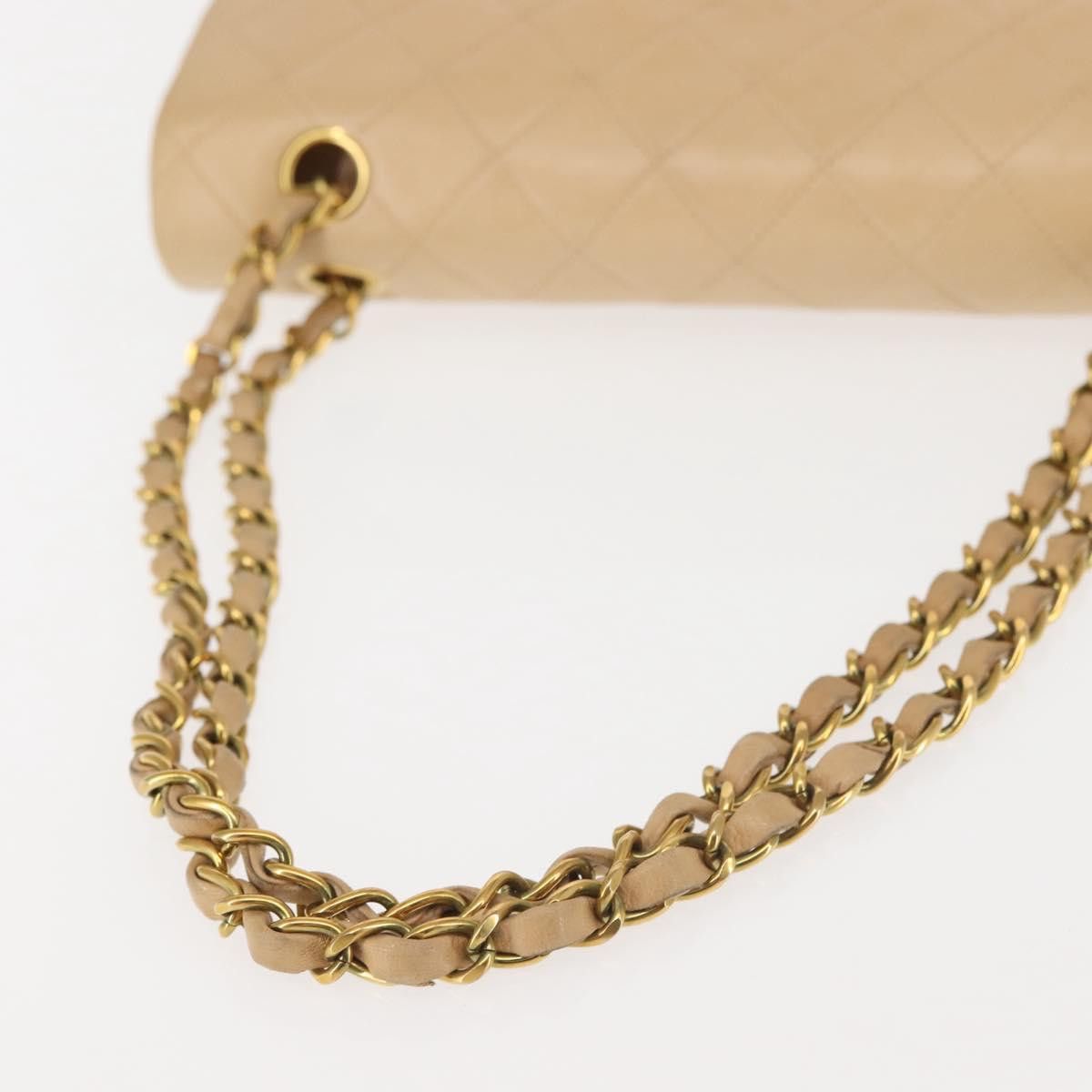 Chanel Chanel Vintage Classic Double Flap Bag Quilted Lambskin Size ONE SIZE - 7 Thumbnail