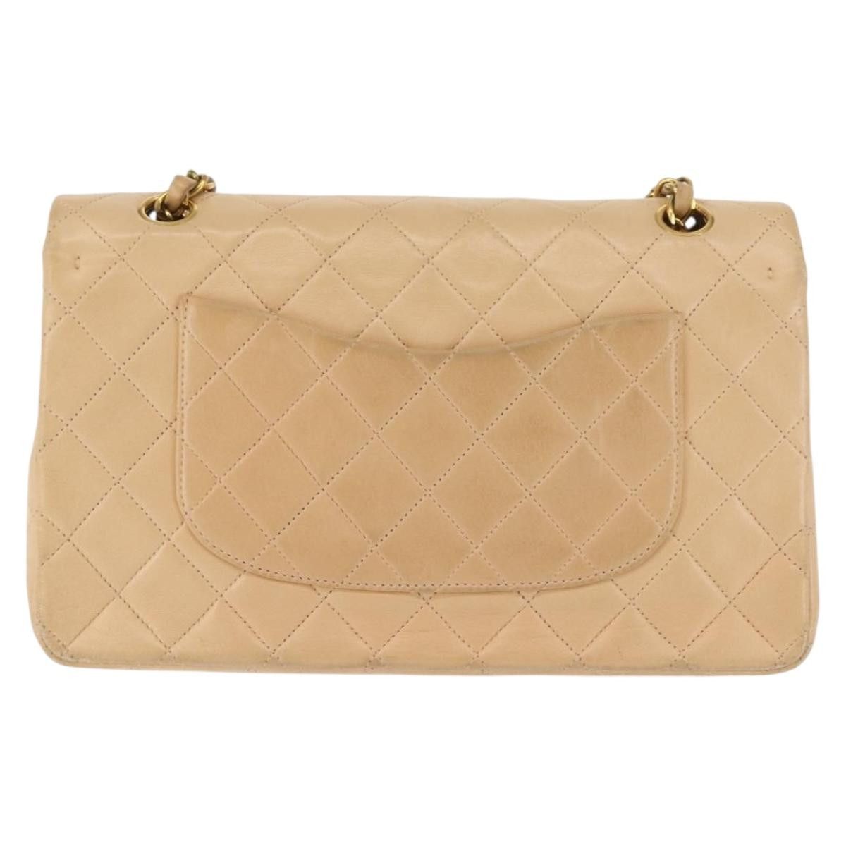 Chanel Chanel Vintage Classic Double Flap Bag Quilted Lambskin Size ONE SIZE - 3 Thumbnail