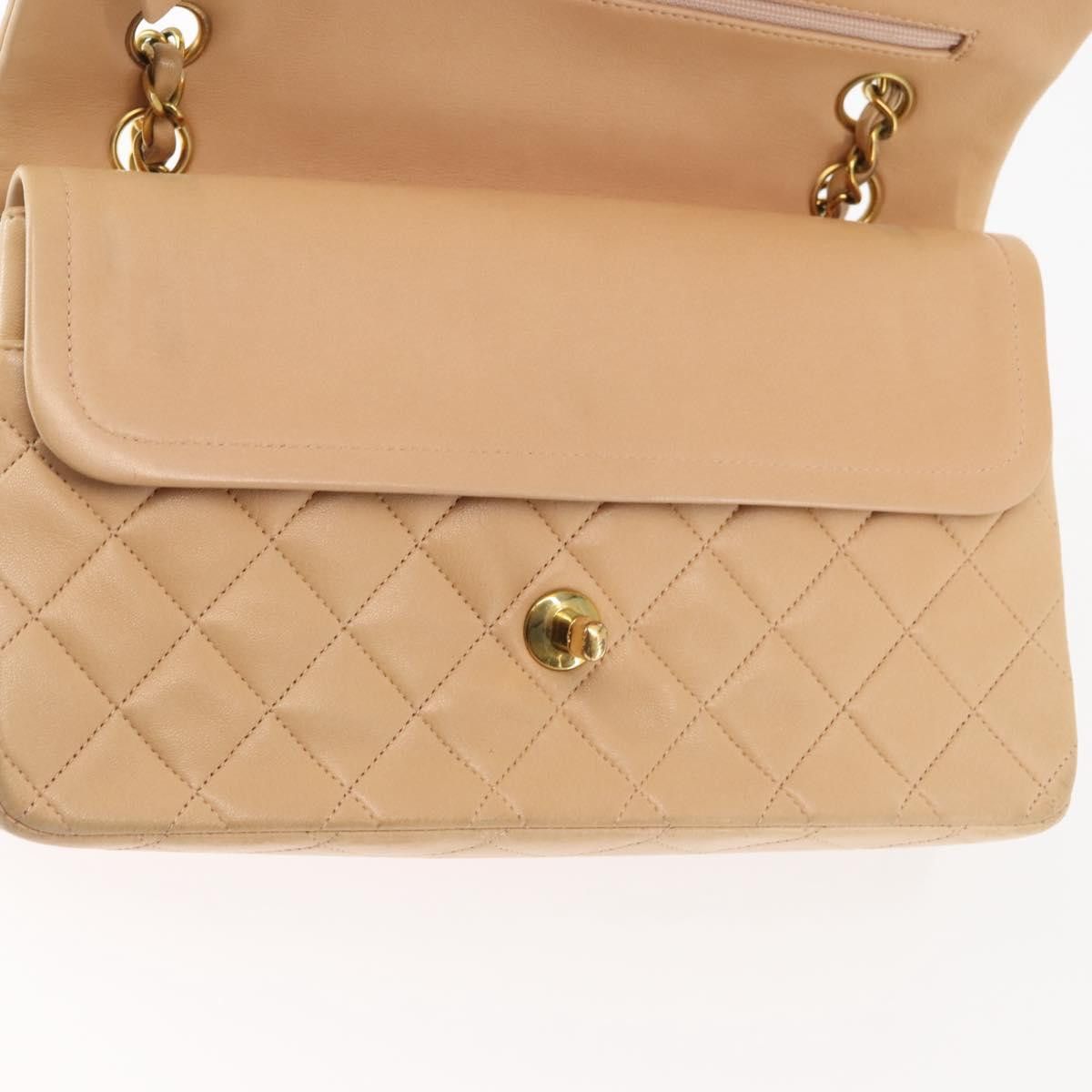 Chanel Chanel Vintage Classic Double Flap Bag Quilted Lambskin Size ONE SIZE - 17 Thumbnail
