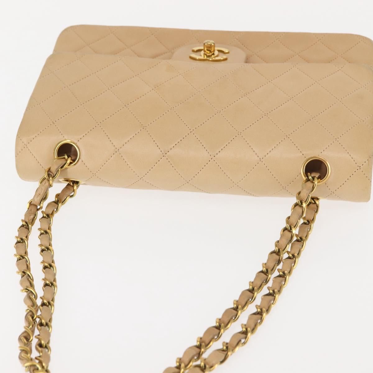Chanel Chanel Vintage Classic Double Flap Bag Quilted Lambskin Size ONE SIZE - 6 Thumbnail