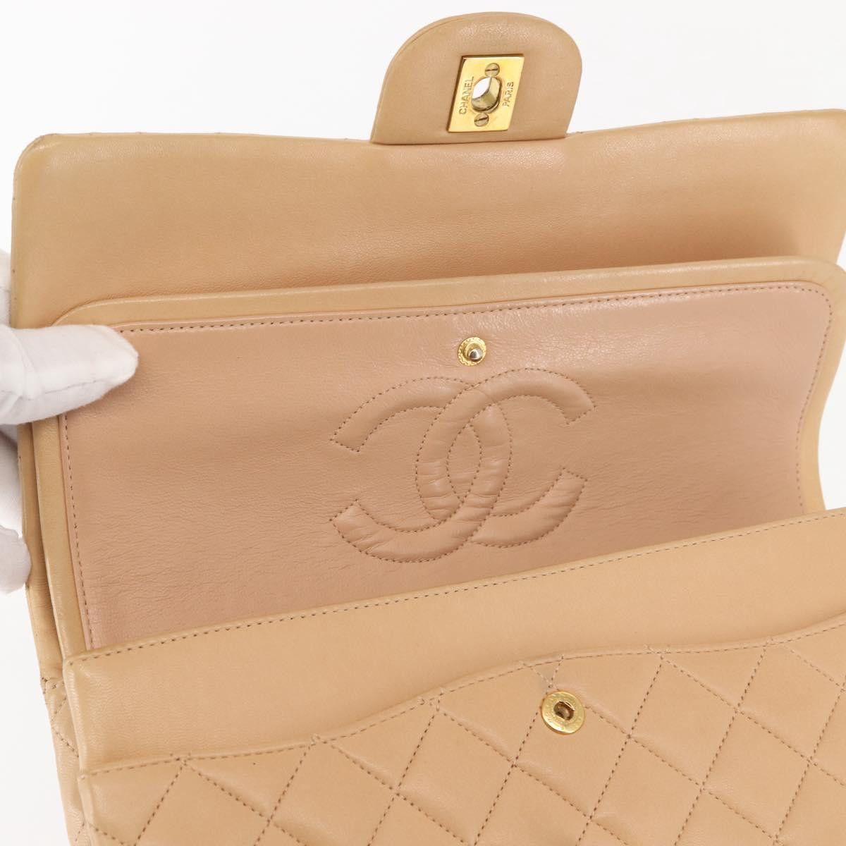 Chanel Chanel Vintage Classic Double Flap Bag Quilted Lambskin Size ONE SIZE - 19 Thumbnail