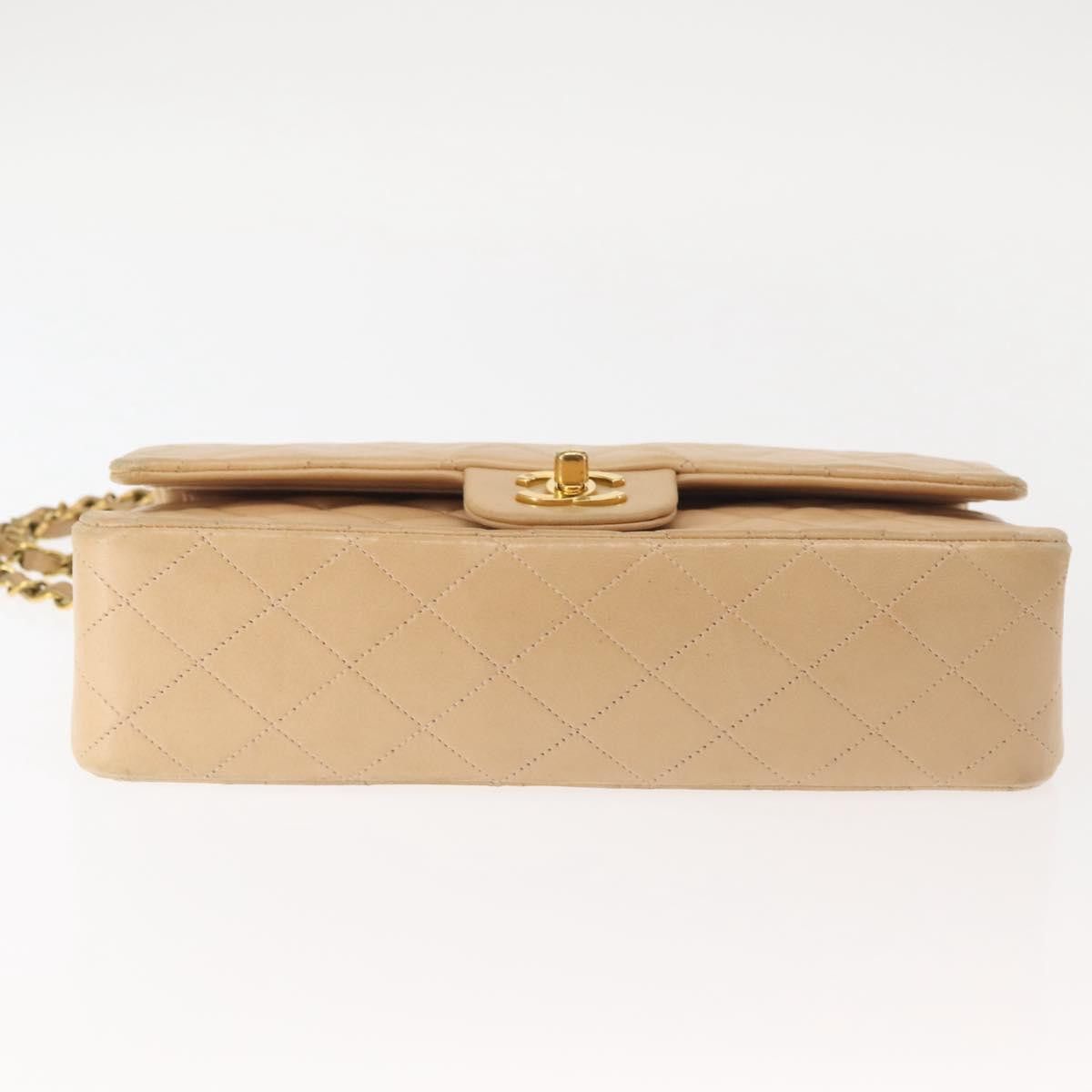 Chanel Chanel Vintage Classic Double Flap Bag Quilted Lambskin Size ONE SIZE - 9 Thumbnail