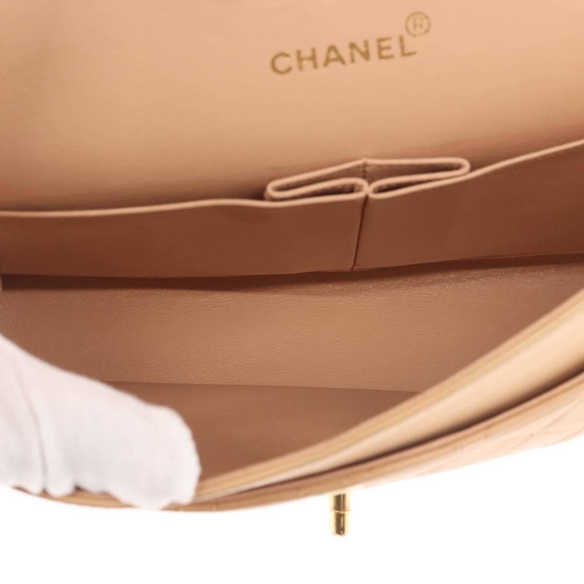 Chanel Chanel Vintage Classic Double Flap Bag Quilted Lambskin Size ONE SIZE - 22 Thumbnail