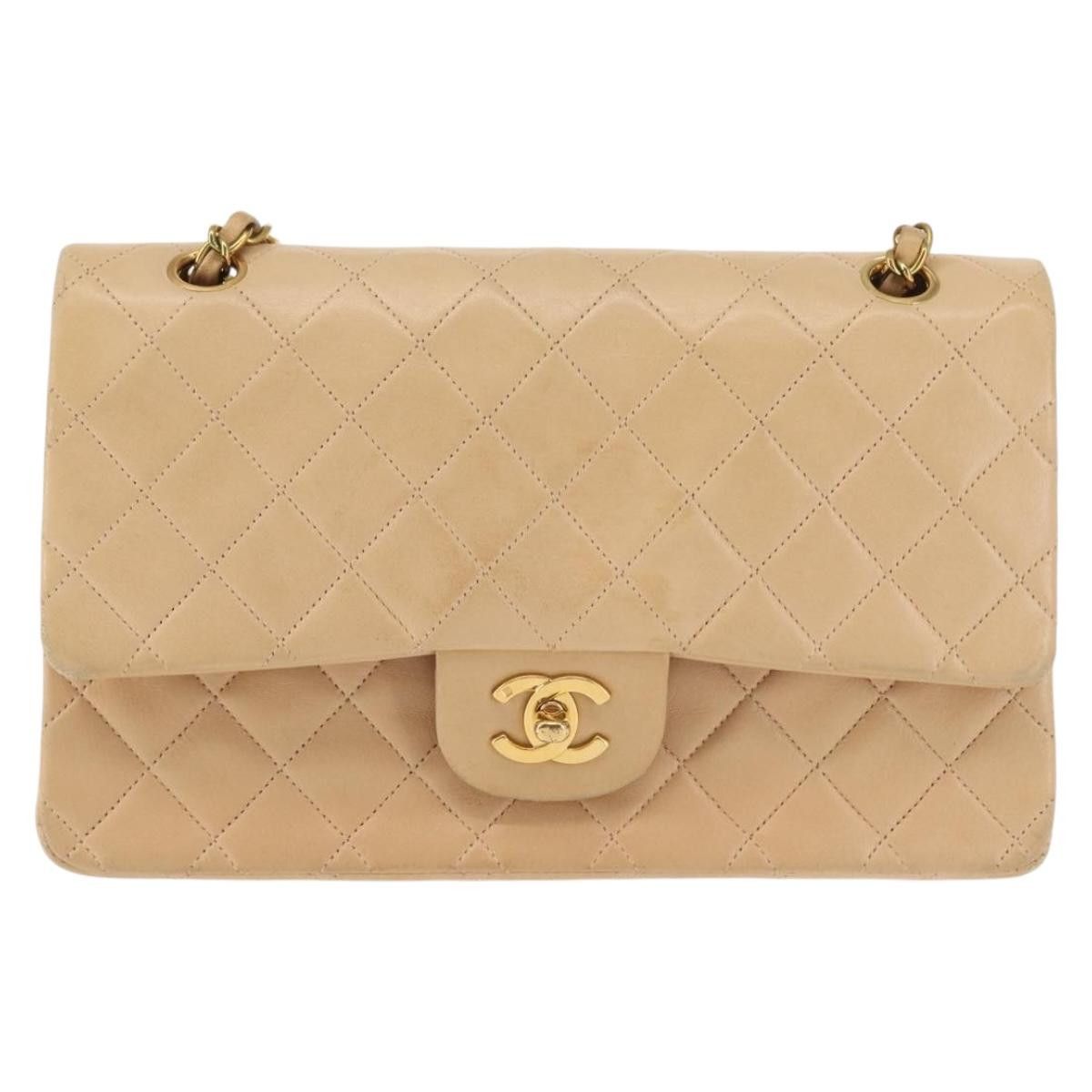 Chanel Chanel Vintage Classic Double Flap Bag Quilted Lambskin Size ONE SIZE - 2 Thumbnail