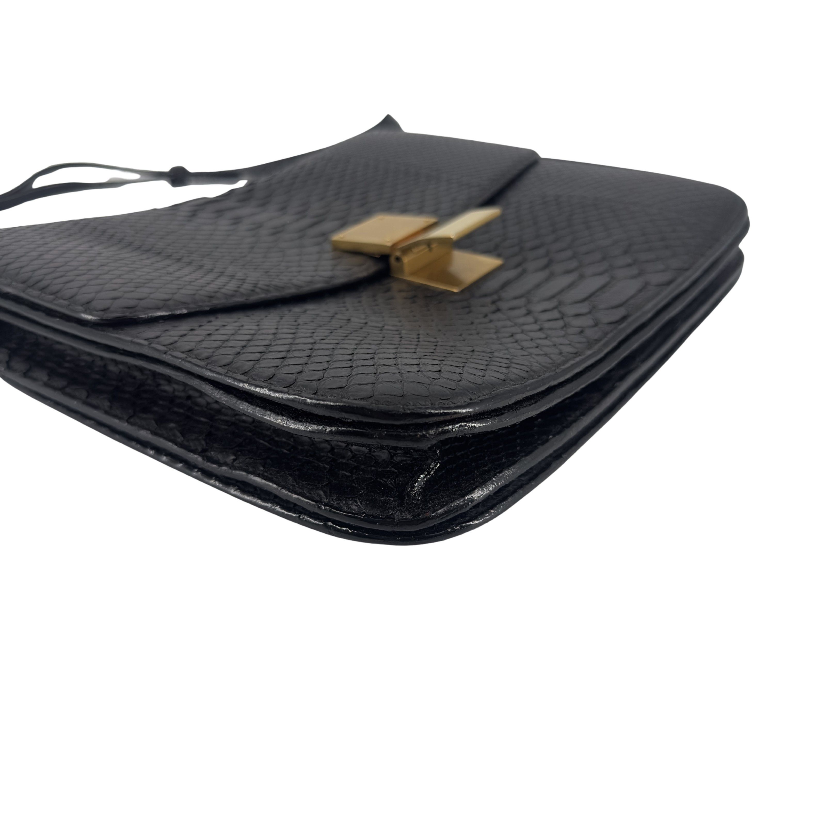 Celine Celine Triomphe Shoulder Bag Python Size ONE SIZE - 5 Thumbnail