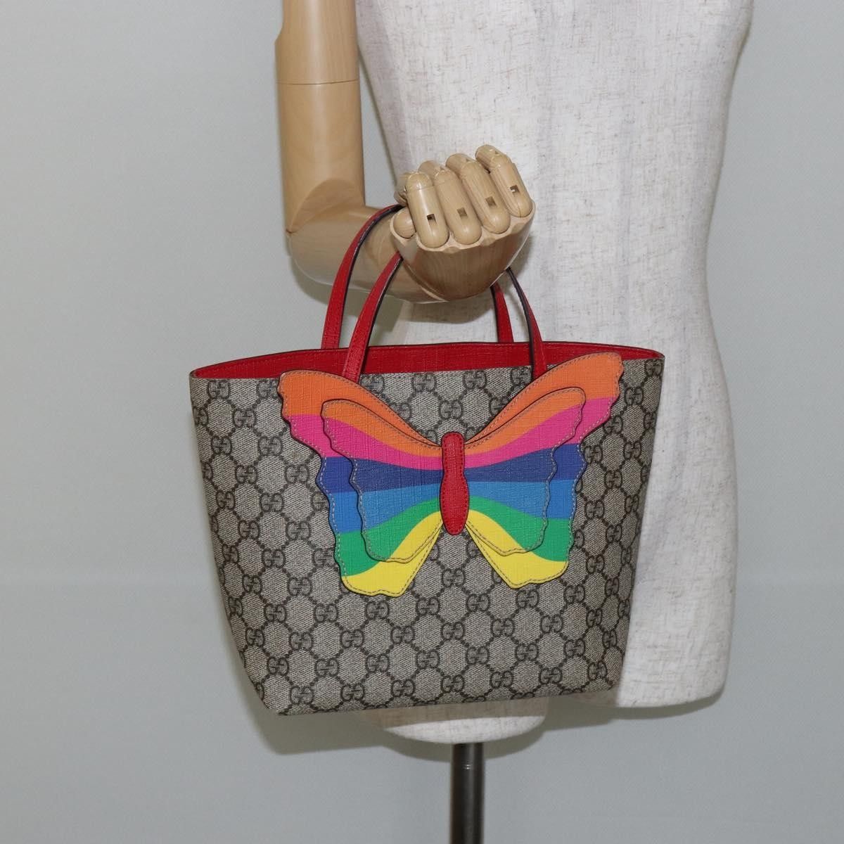Gucci Gucci Children's tote with rainbow butterfly Canvas Size ONE SIZE - 14 Thumbnail