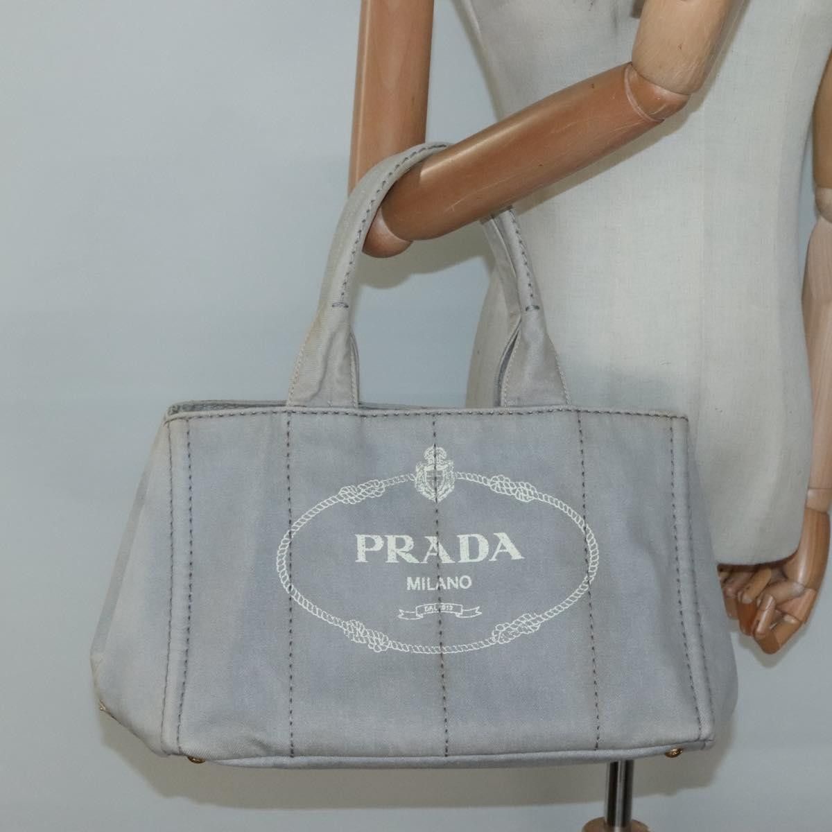 Prada Prada Canapa Convertible Tote Canvas Size ONE SIZE - 14 Thumbnail
