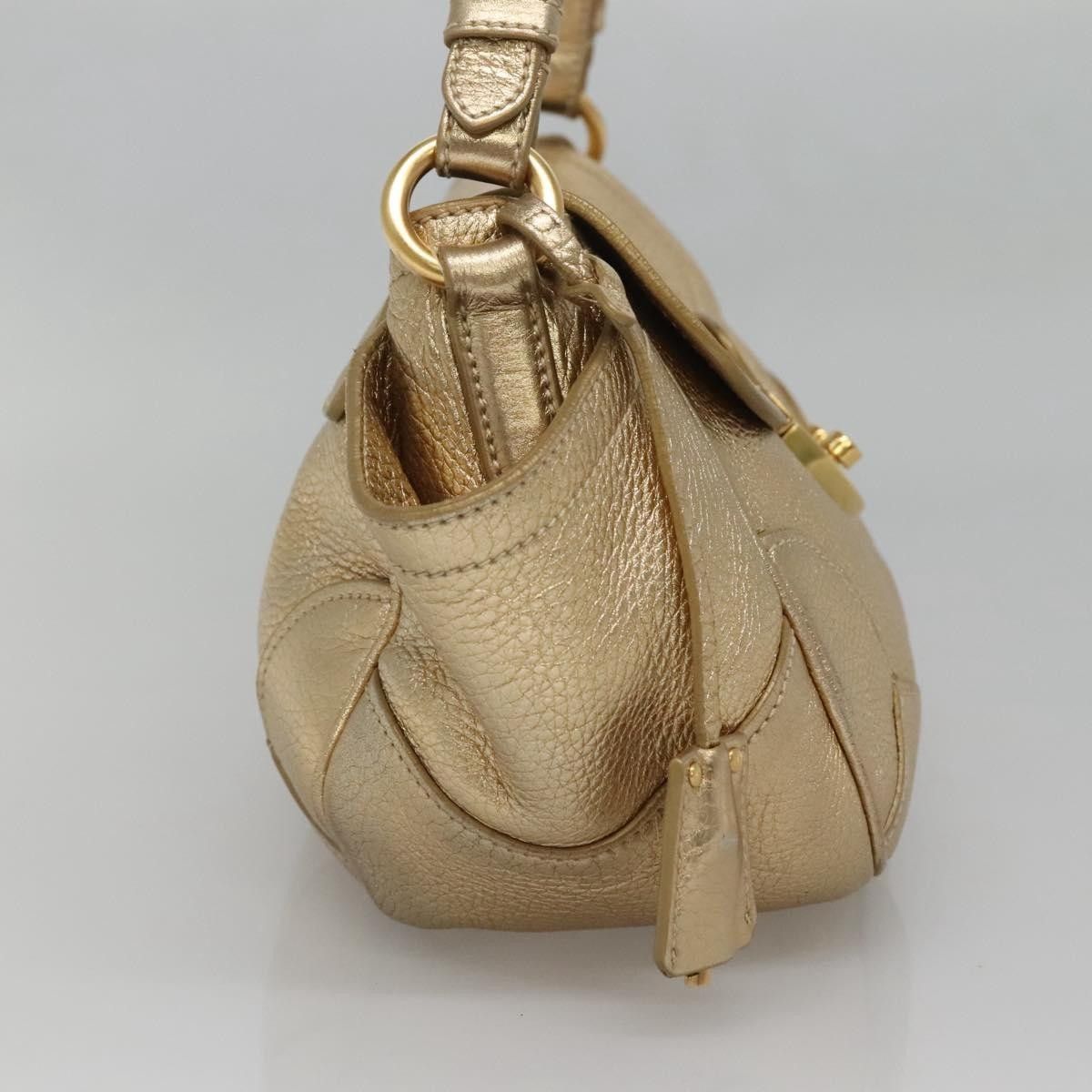 Prada Prada Antic Pushlock Shoulder Bag Leather Size ONE SIZE - 3 Thumbnail