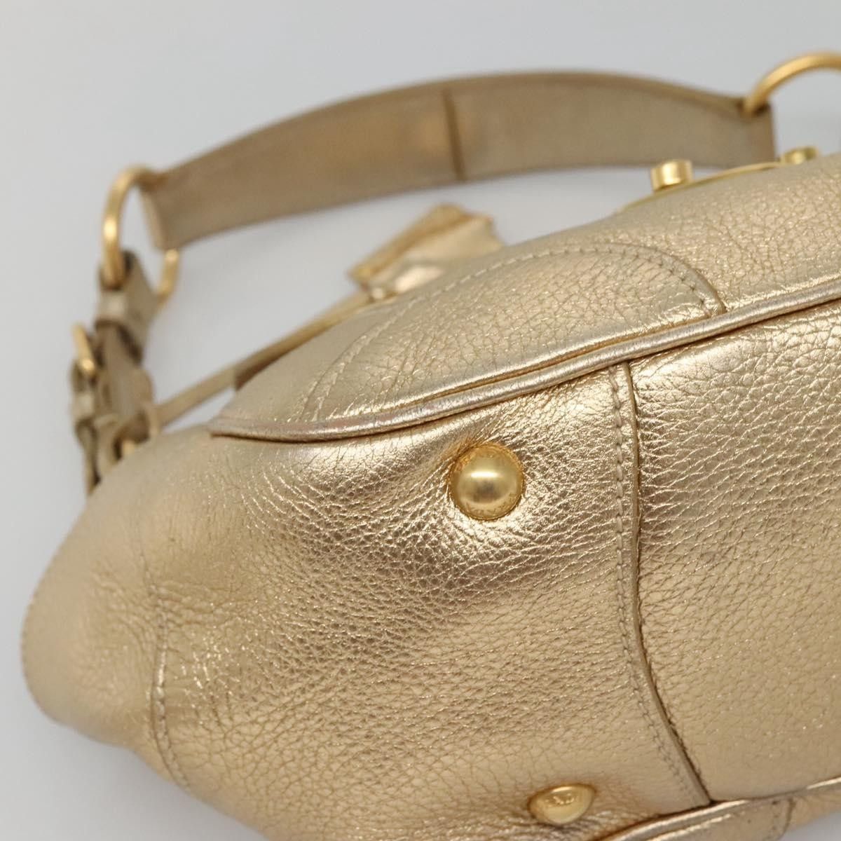 Prada Prada Antic Pushlock Shoulder Bag Leather Size ONE SIZE - 11 Thumbnail