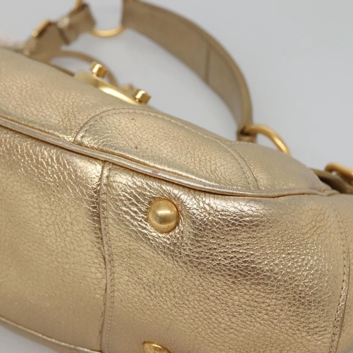 Prada Prada Antic Pushlock Shoulder Bag Leather Size ONE SIZE - 10 Thumbnail