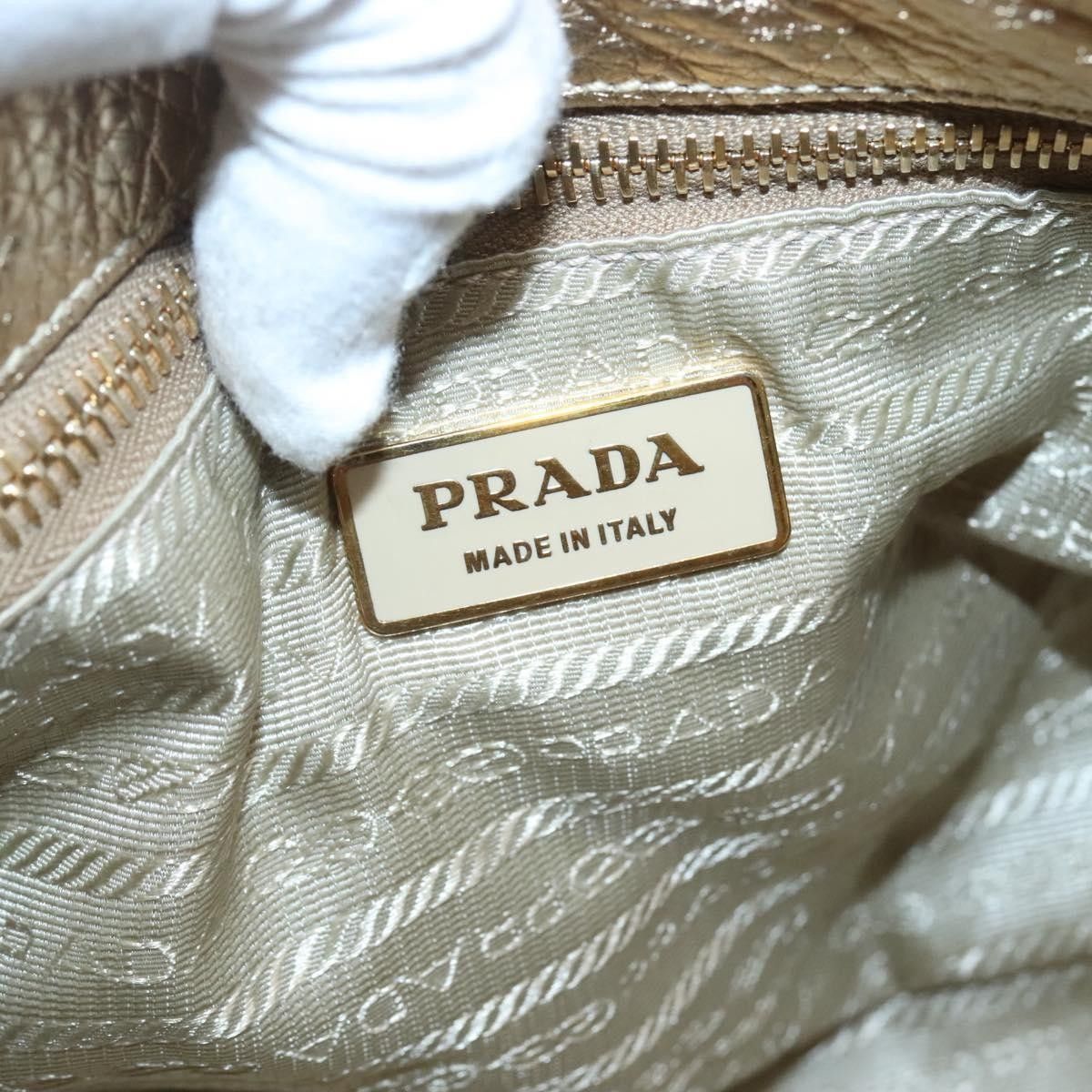 Prada Prada Antic Pushlock Shoulder Bag Leather Size ONE SIZE - 6 Thumbnail