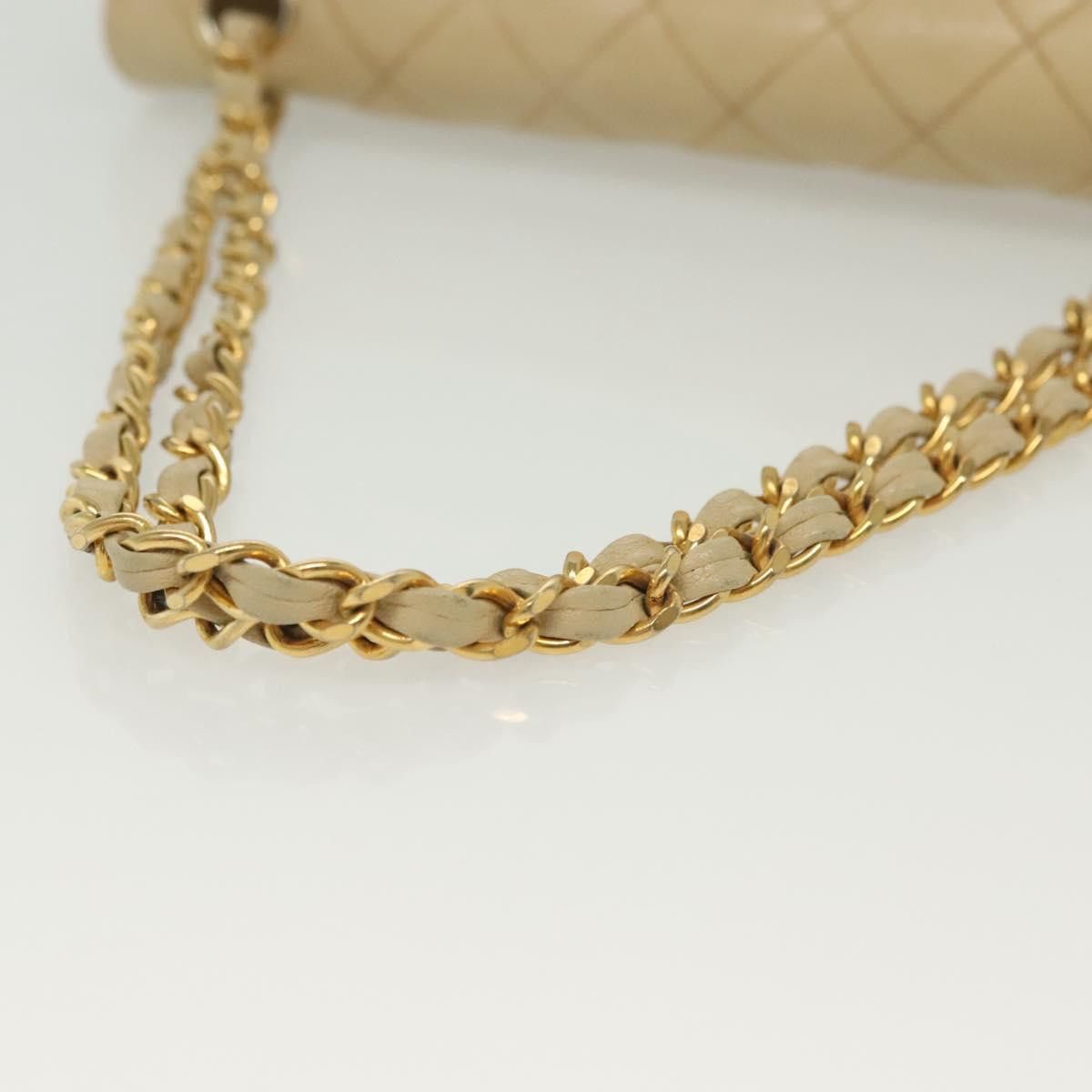 Chanel Chanel Vintage Square Classic Double Flap Bag Quilted Leather Size ONE SIZE - 7 Thumbnail