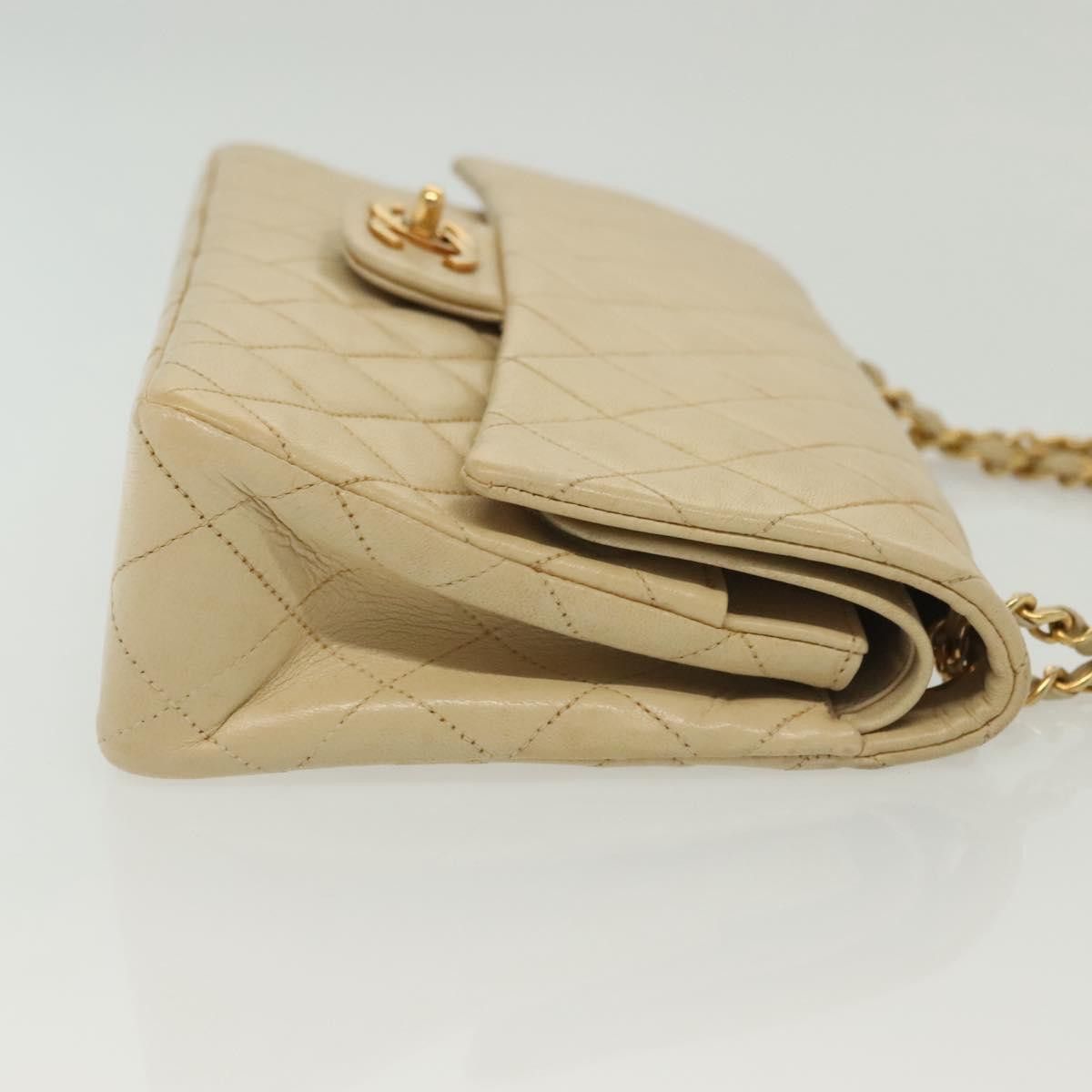 Chanel Chanel Vintage Square Classic Double Flap Bag Quilted Leather Size ONE SIZE - 4 Thumbnail