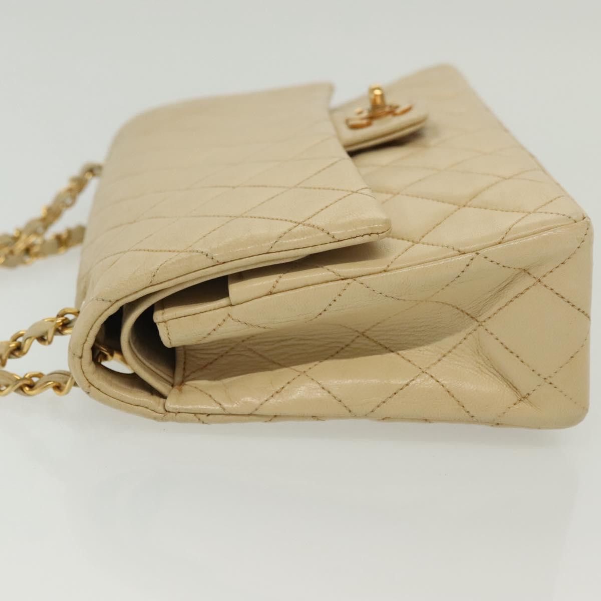 Chanel Chanel Vintage Square Classic Double Flap Bag Quilted Leather Size ONE SIZE - 5 Thumbnail