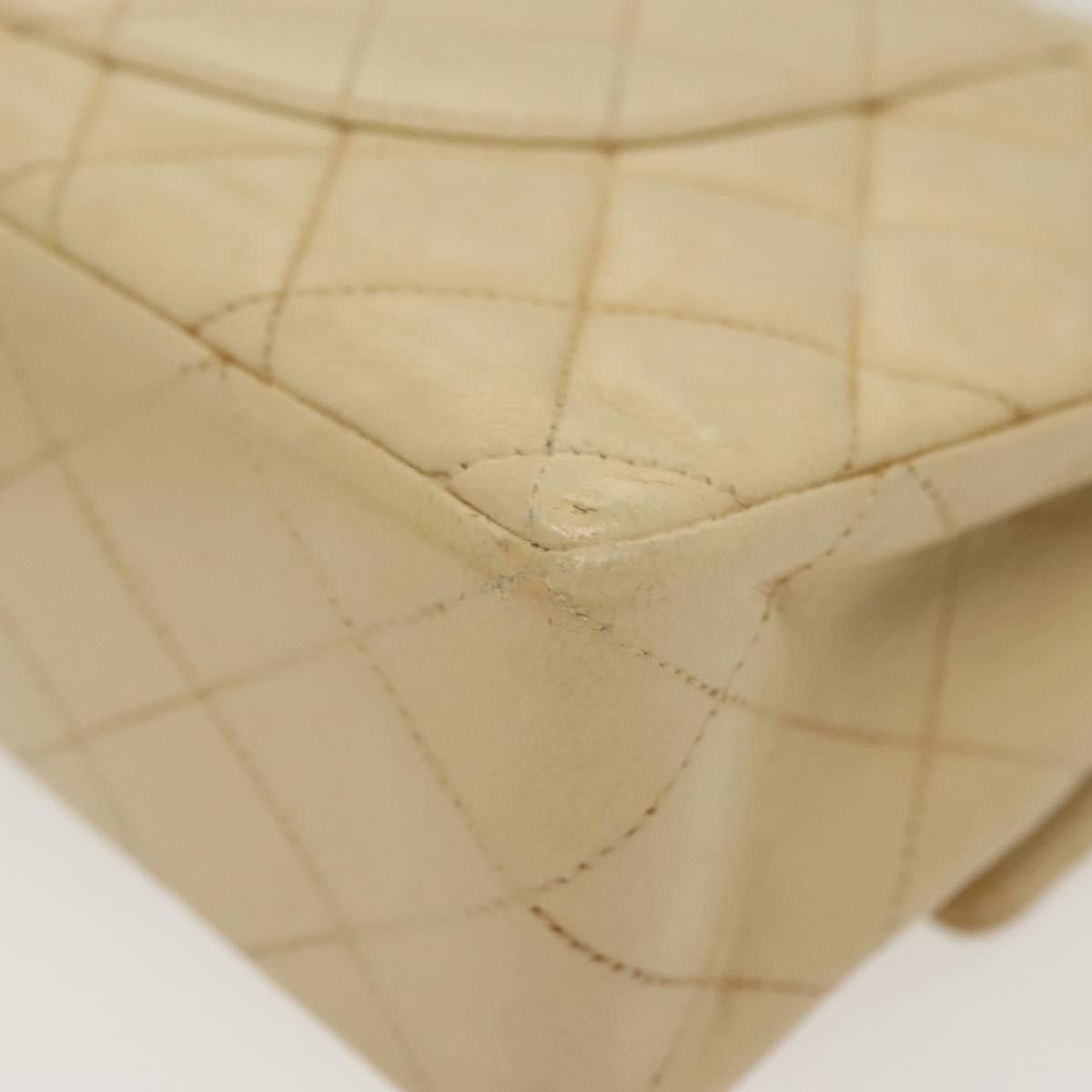 Chanel Chanel Vintage Square Classic Double Flap Bag Quilted Leather Size ONE SIZE - 13 Thumbnail