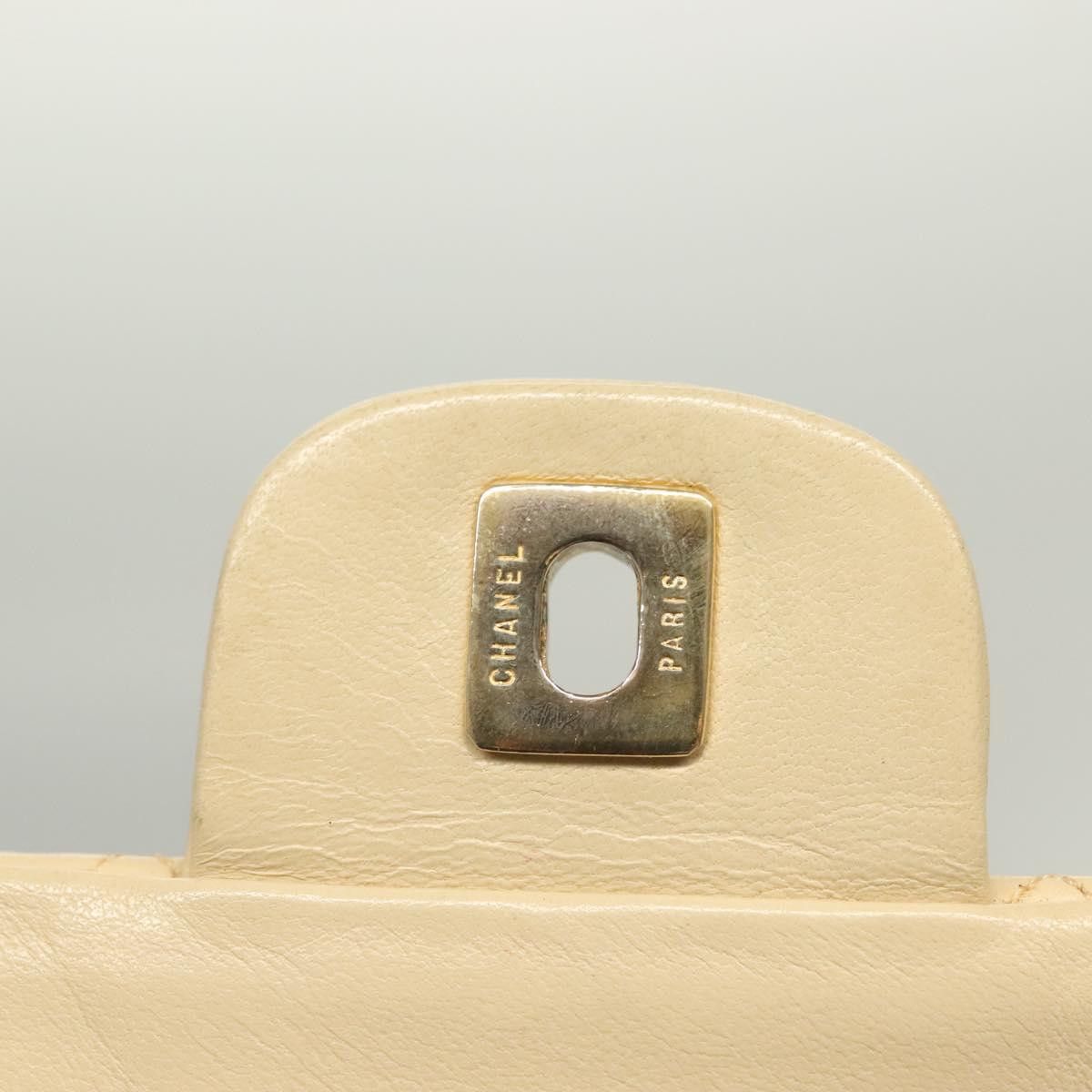 Chanel Chanel Vintage Square Classic Double Flap Bag Quilted Leather Size ONE SIZE - 17 Thumbnail