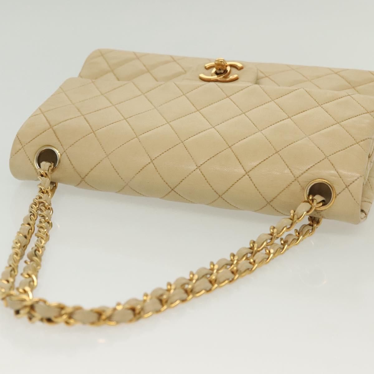 Chanel Chanel Vintage Square Classic Double Flap Bag Quilted Leather Size ONE SIZE - 6 Thumbnail