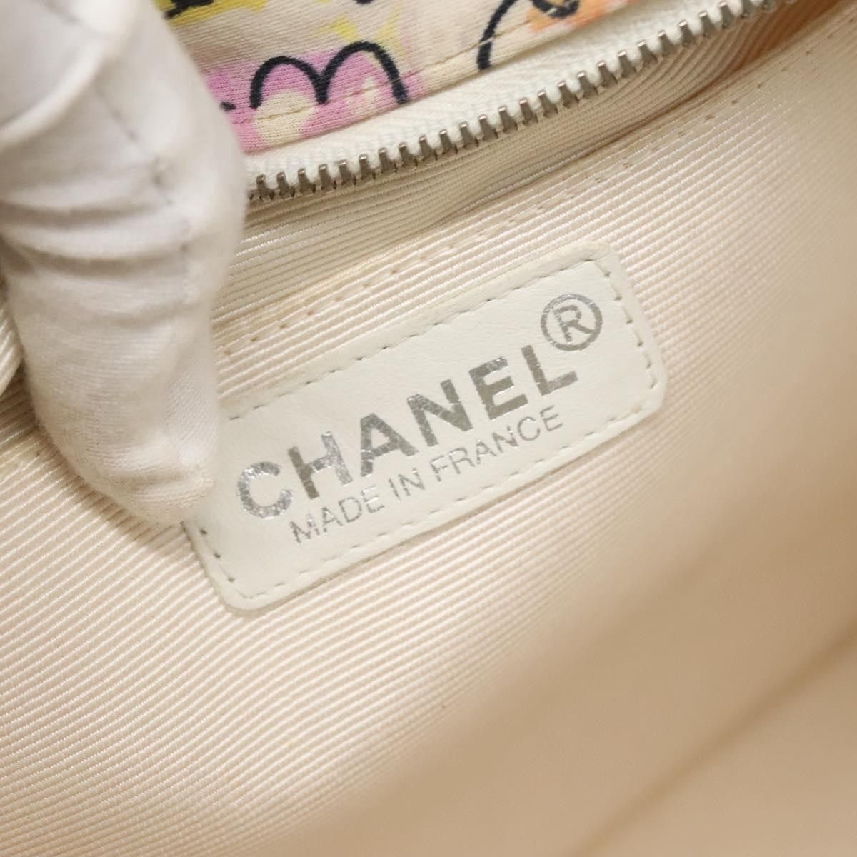 Chanel Chanel Vintage Camellia Tote Printed Nylon Size ONE SIZE - 7 Thumbnail