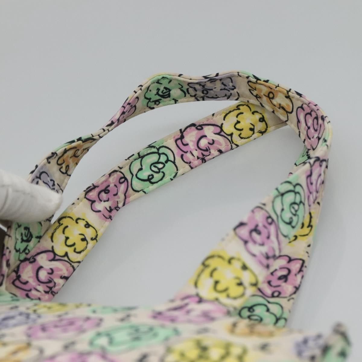 Chanel Chanel Vintage Camellia Tote Printed Nylon Size ONE SIZE - 17 Thumbnail