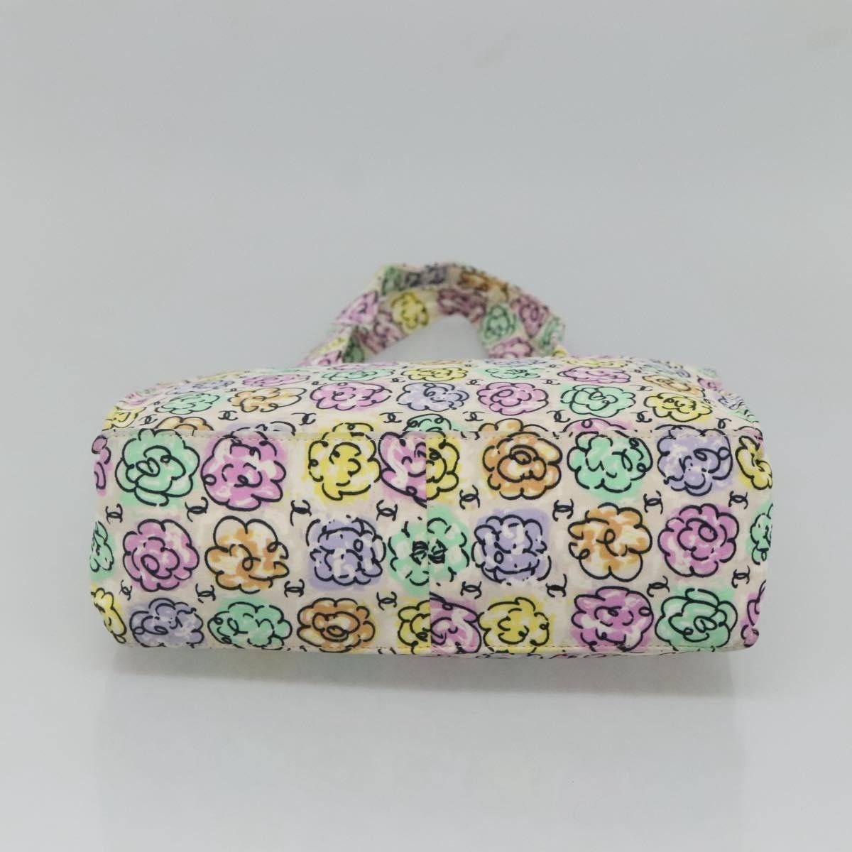 Chanel Chanel Vintage Camellia Tote Printed Nylon Size ONE SIZE - 15 Thumbnail