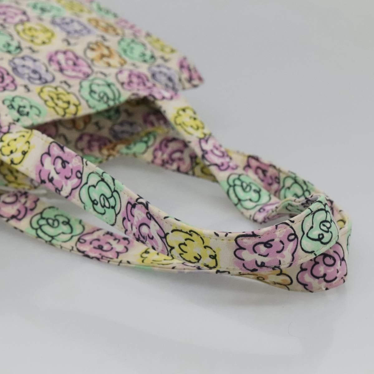 Chanel Chanel Vintage Camellia Tote Printed Nylon Size ONE SIZE - 9 Thumbnail