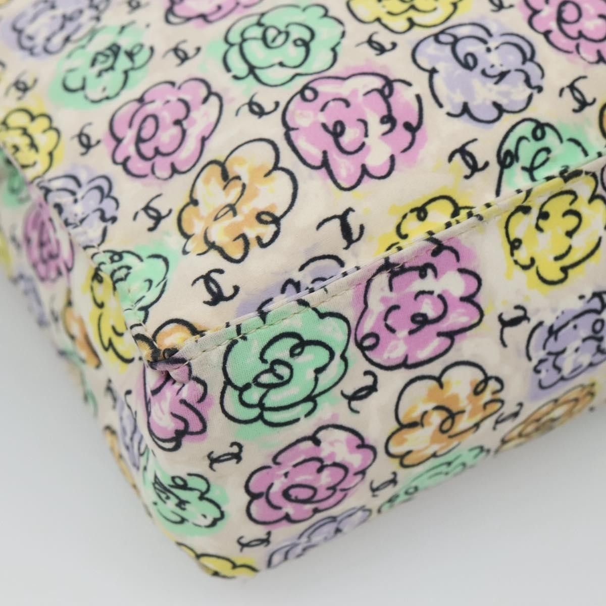 Chanel Chanel Vintage Camellia Tote Printed Nylon Size ONE SIZE - 12 Thumbnail