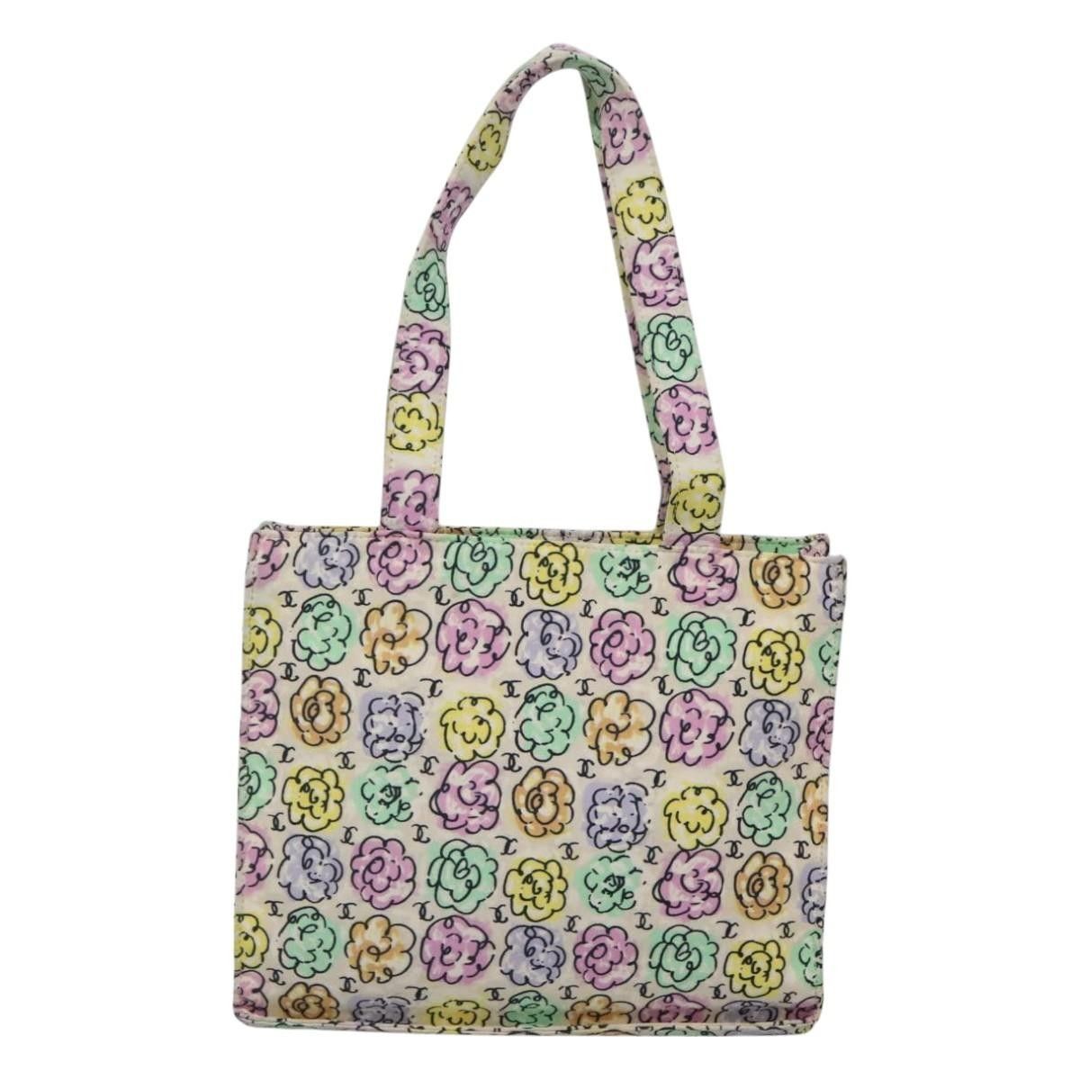 Chanel Chanel Vintage Camellia Tote Printed Nylon Size ONE SIZE - 18 Thumbnail
