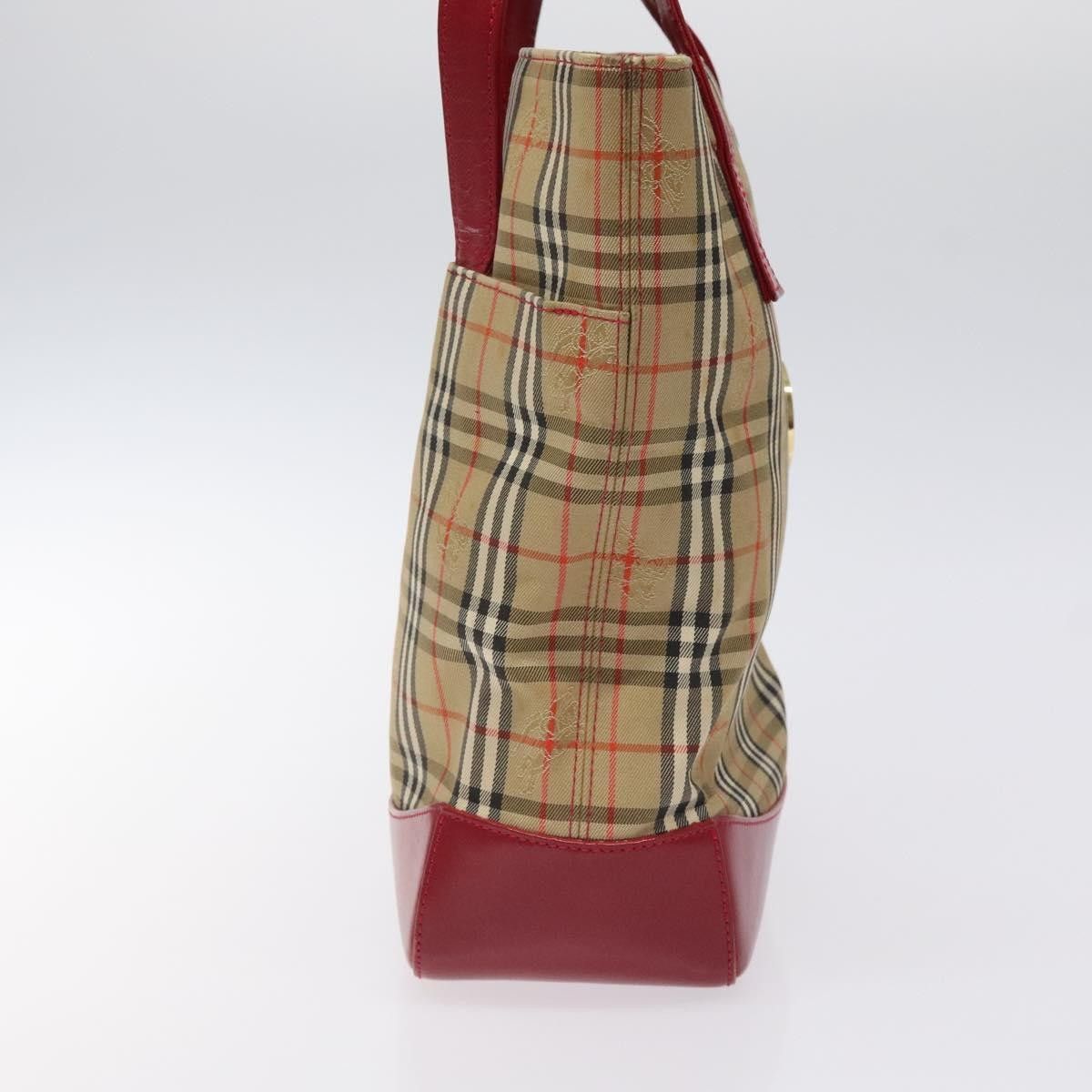 Burberry Burberry Nova Check Tote canvas check pattern Size ONE SIZE - 4 Thumbnail