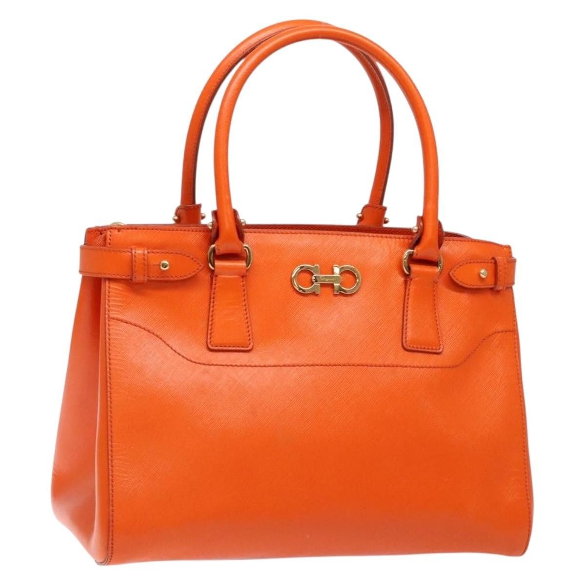 Salvatore Ferragamo Salvatore Ferragamo Batik Tote Leather Size ONE SIZE - 18 Thumbnail