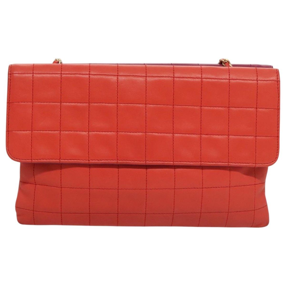 Chanel Chanel Vintage Chocolate Bar Double Side Flap Shoulder Bag Quilted Lambskin Size ONE SIZE - 2 Thumbnail