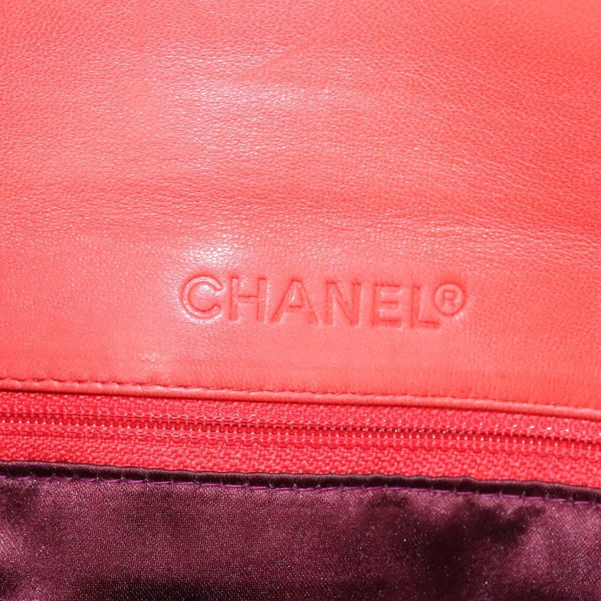 Chanel Chanel Vintage Chocolate Bar Double Side Flap Shoulder Bag Quilted Lambskin Size ONE SIZE - 6 Thumbnail