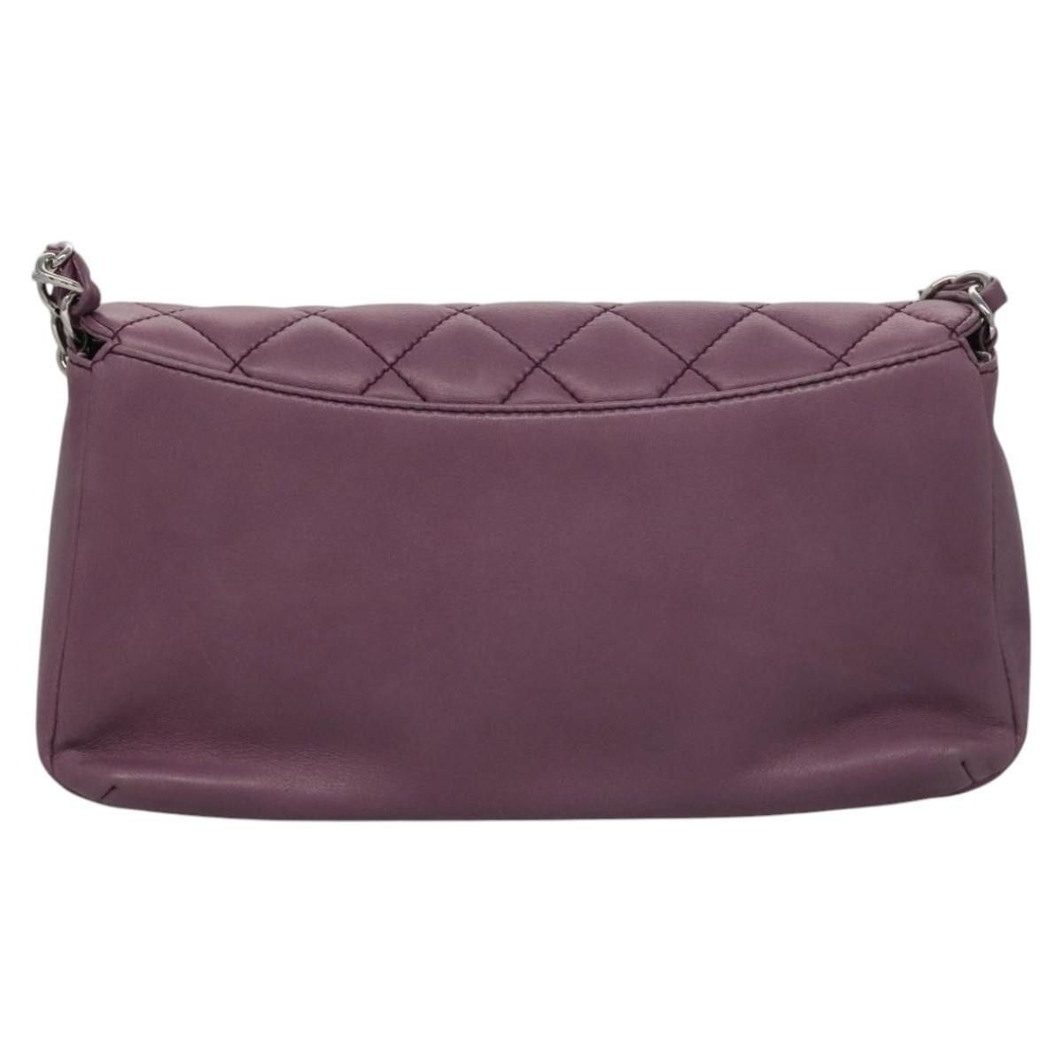Chanel Chanel Crescent Chain Shoulder Bag Quilted Lambskin Size ONE SIZE - 2 Thumbnail