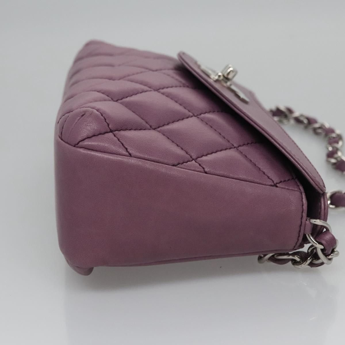 Chanel Chanel Crescent Chain Shoulder Bag Quilted Lambskin Size ONE SIZE - 3 Thumbnail