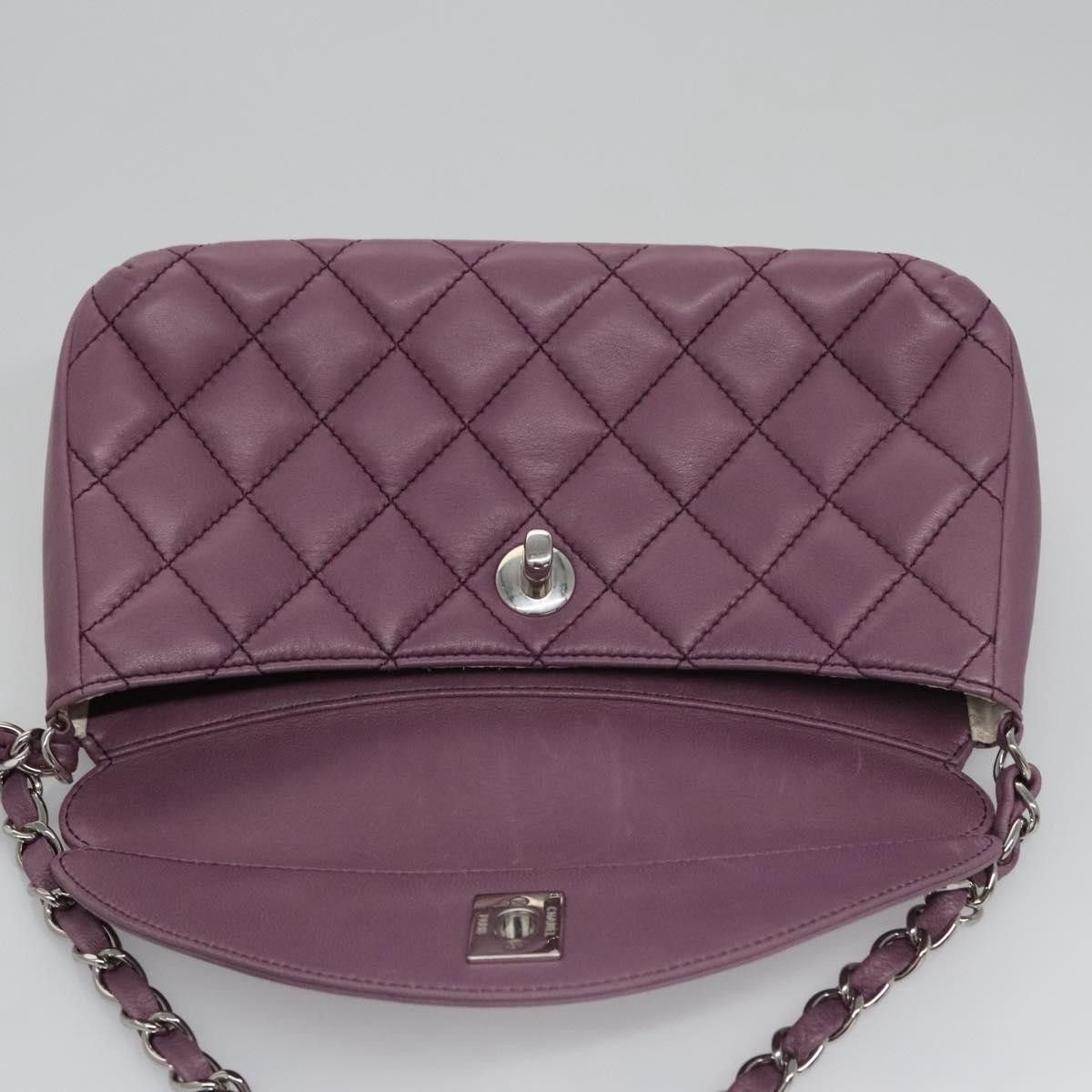 Chanel Chanel Crescent Chain Shoulder Bag Quilted Lambskin Size ONE SIZE - 14 Thumbnail