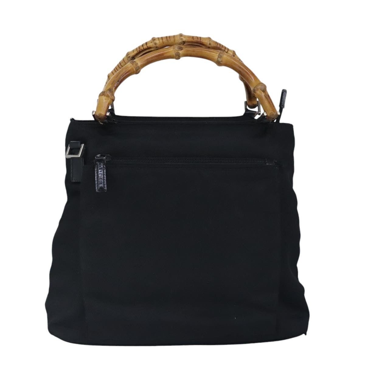 Gucci Gucci Bamboo Zip Pouch Nylon & Leather Size ONE SIZE - 13 Thumbnail