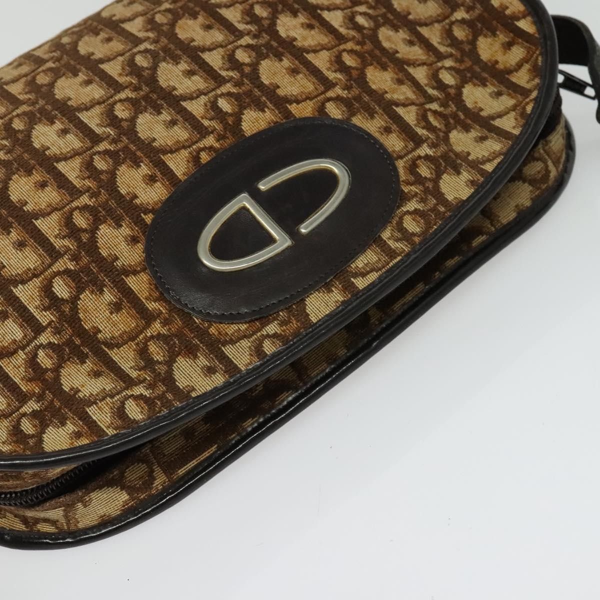 Dior Christian Dior Vintage Trotter Shoulder Bag Canvas Size ONE SIZE - 14 Thumbnail