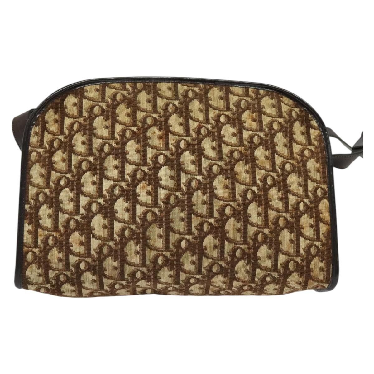 Dior Christian Dior Vintage Trotter Shoulder Bag Canvas Size ONE SIZE - 2 Thumbnail