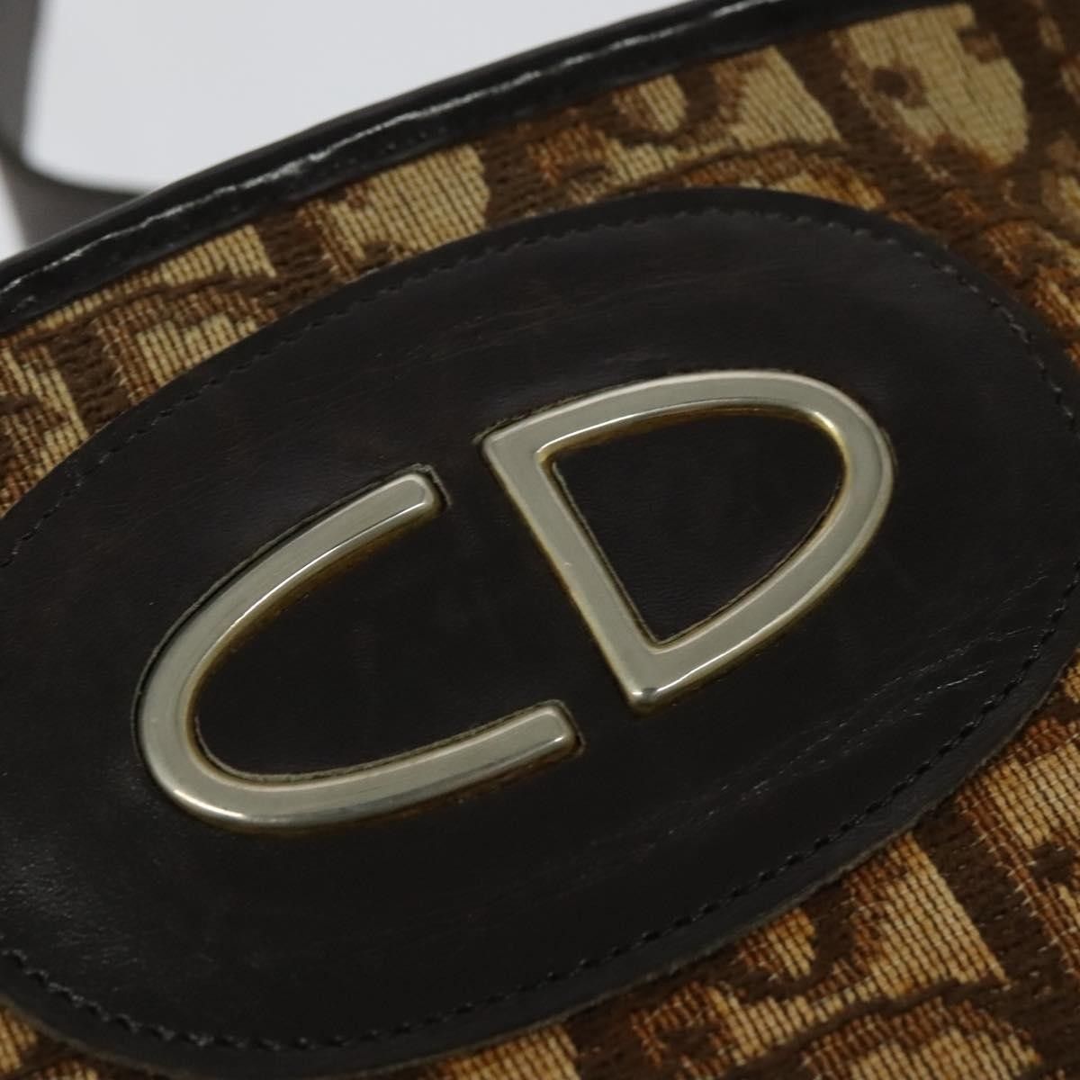 Dior Christian Dior Vintage Trotter Shoulder Bag Canvas Size ONE SIZE - 16 Thumbnail