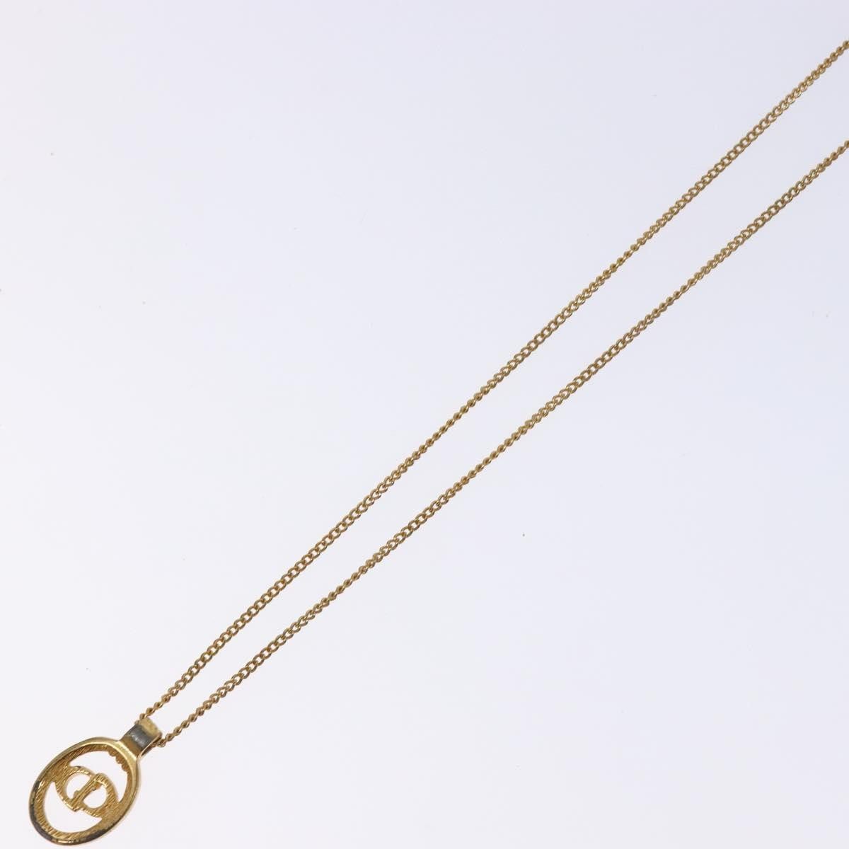 Dior Christian Dior CD Round Pendant Necklace Metal Size ONE SIZE - 11 Thumbnail