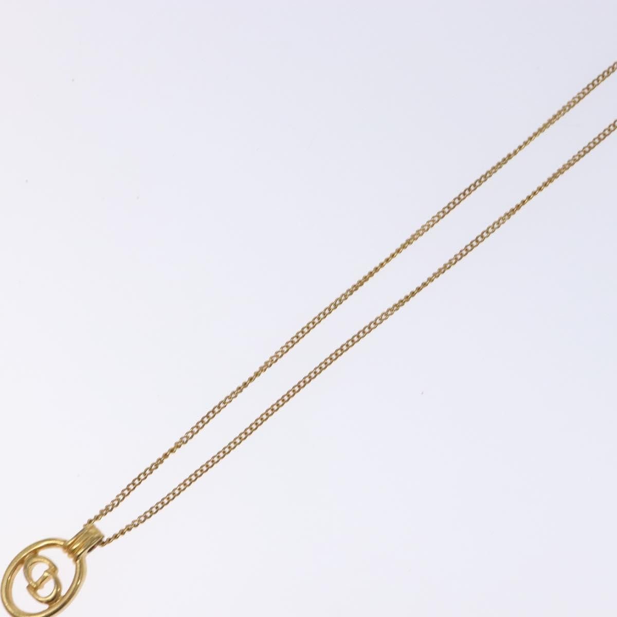 Dior Christian Dior CD Round Pendant Necklace Metal Size ONE SIZE - 9 Thumbnail