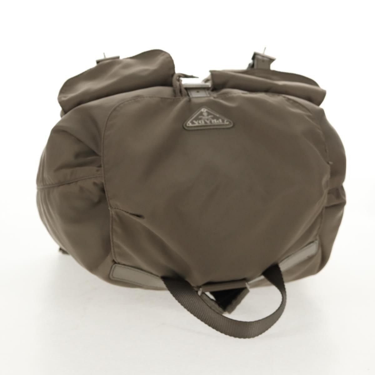 Prada Prada Vela Double Front Pocket Backpack Tessuto with Saffiano Leather Size ONE SIZE - 16 Thumbnail