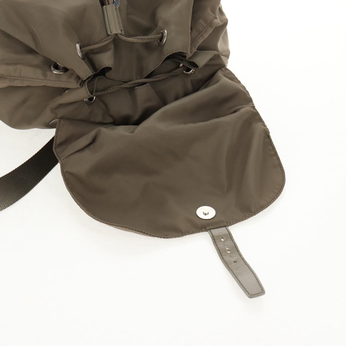 Prada Prada Vela Double Front Pocket Backpack Tessuto with Saffiano Leather Size ONE SIZE - 20 Thumbnail