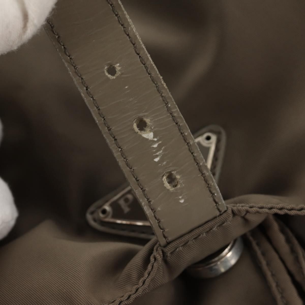 Prada Prada Vela Double Front Pocket Backpack Tessuto with Saffiano Leather Size ONE SIZE - 15 Thumbnail