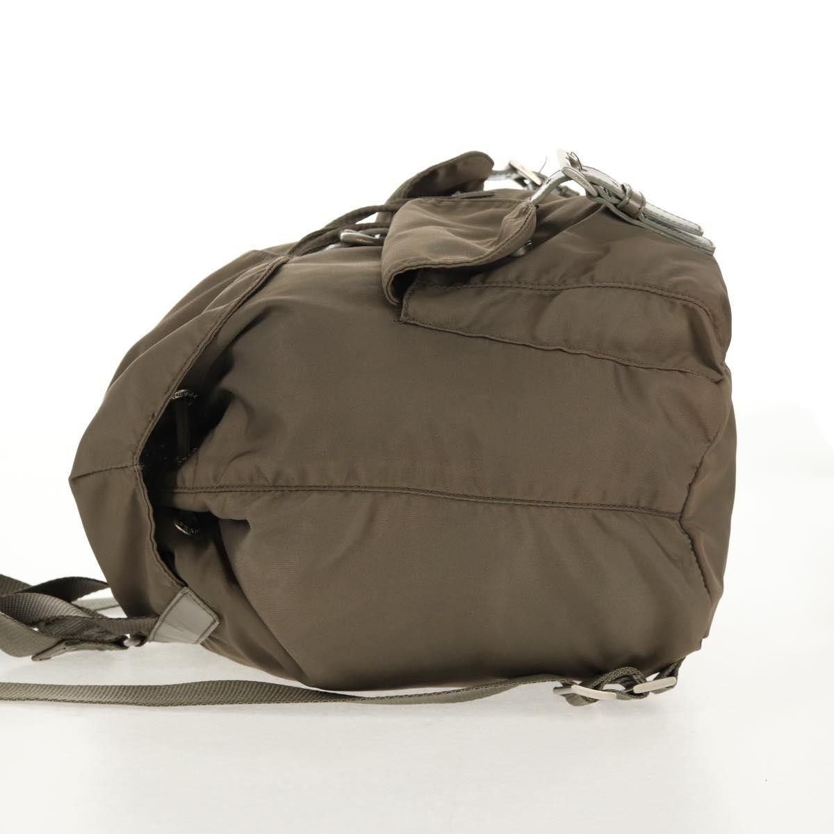 Prada Prada Vela Double Front Pocket Backpack Tessuto with Saffiano Leather Size ONE SIZE - 3 Thumbnail