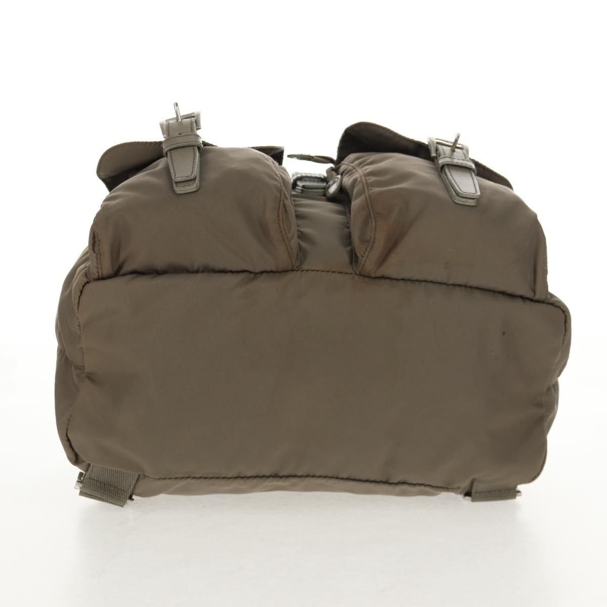 Prada Prada Vela Double Front Pocket Backpack Tessuto with Saffiano Leather Size ONE SIZE - 23 Thumbnail