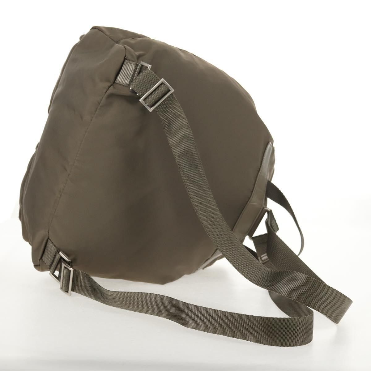Prada Prada Vela Double Front Pocket Backpack Tessuto with Saffiano Leather Size ONE SIZE - 19 Thumbnail
