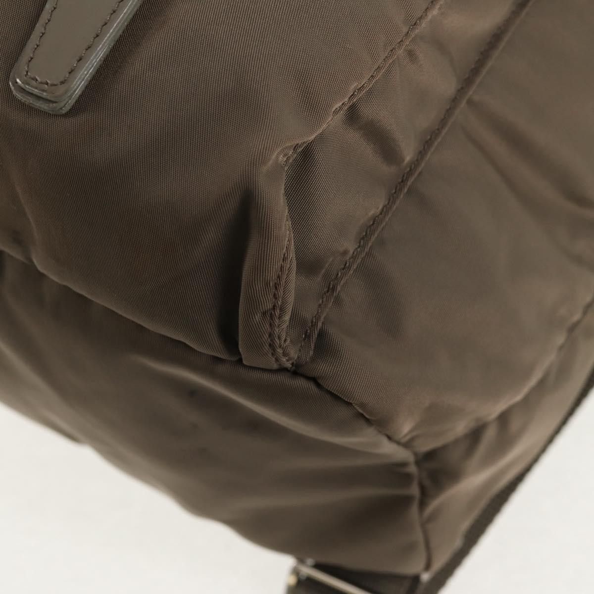 Prada Prada Vela Double Front Pocket Backpack Tessuto with Saffiano Leather Size ONE SIZE - 9 Thumbnail