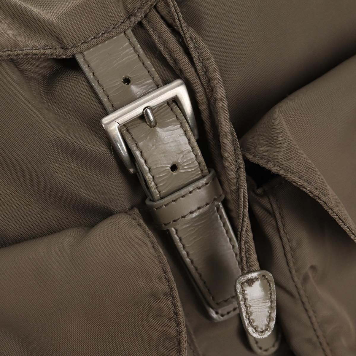 Prada Prada Vela Double Front Pocket Backpack Tessuto with Saffiano Leather Size ONE SIZE - 14 Thumbnail