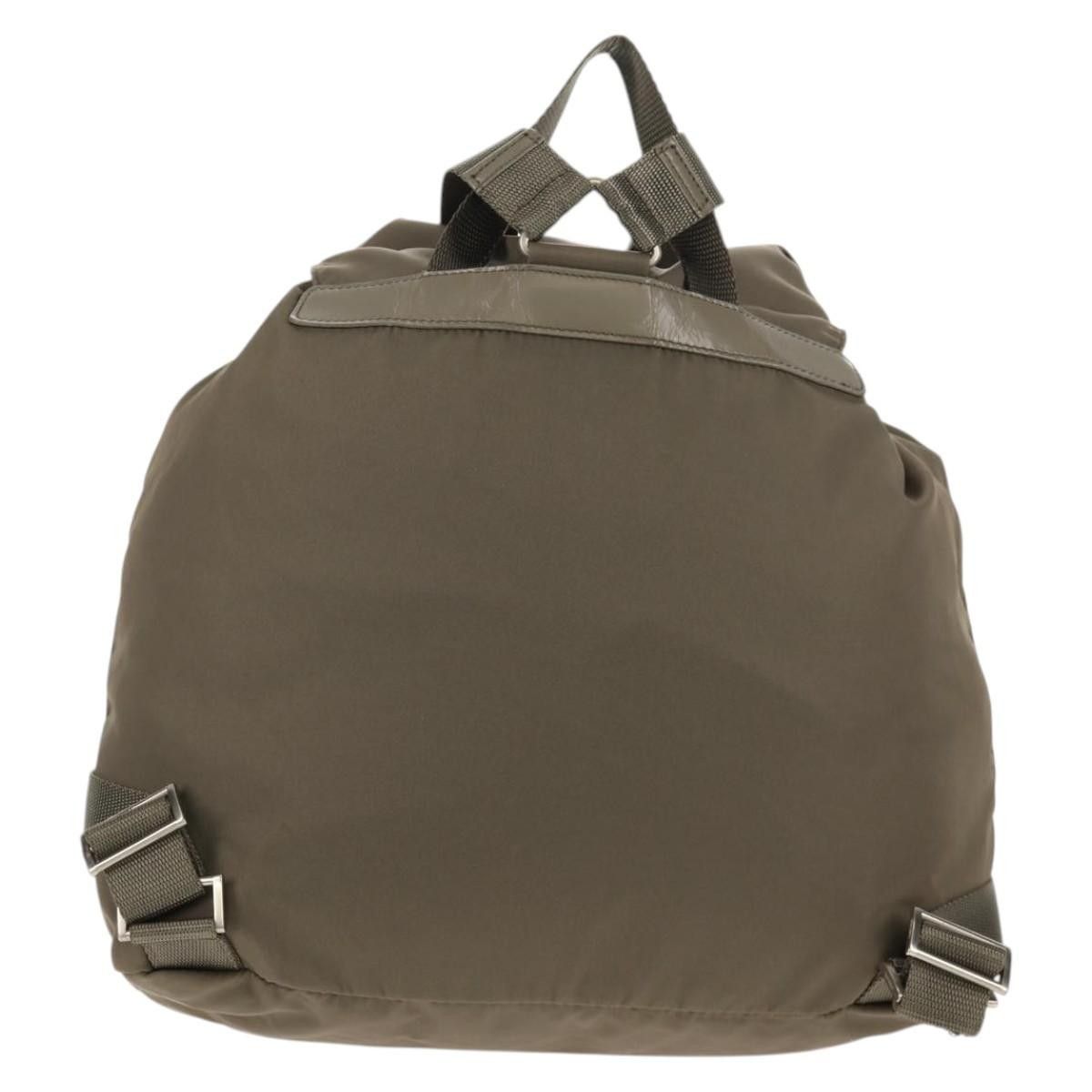 Prada Prada Vela Double Front Pocket Backpack Tessuto with Saffiano Leather Size ONE SIZE - 2 Thumbnail