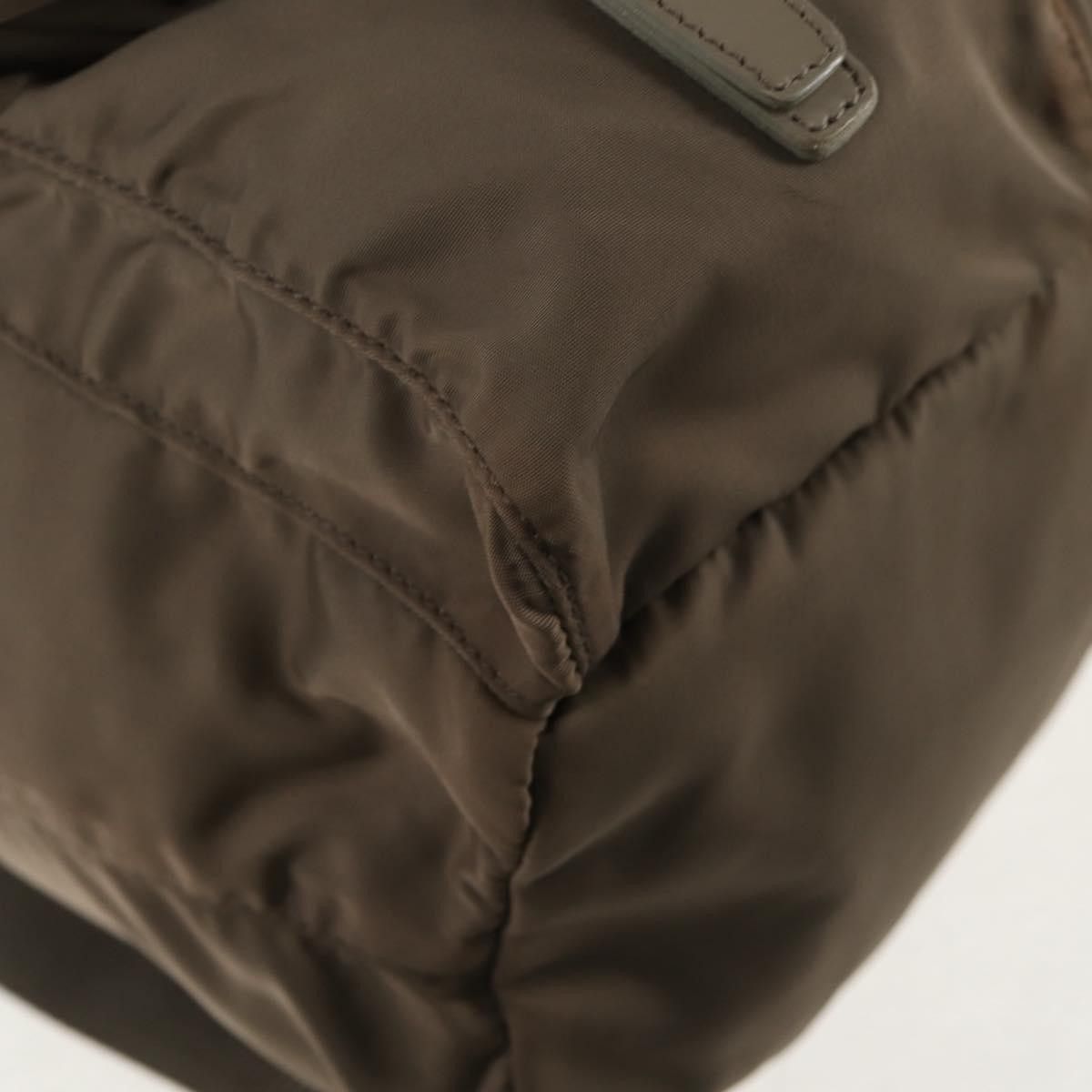 Prada Prada Vela Double Front Pocket Backpack Tessuto with Saffiano Leather Size ONE SIZE - 8 Thumbnail